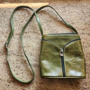 Italian Leather Crossbody Bag